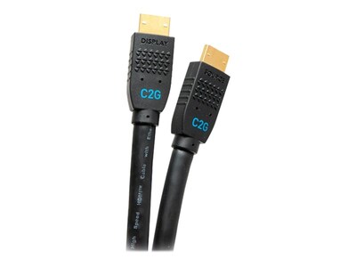 C2G 4K 60Hz In-Wall Performance Series Ultra Flexible Active High Speed HDMI M M Cable, 15ft , C2G10380, 41237027, Cables