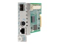 Omnitron iConverter MC 10 100M2 10 100T to Option SFP w  Management Module, 8919N-0, 10014174, Network Transceivers