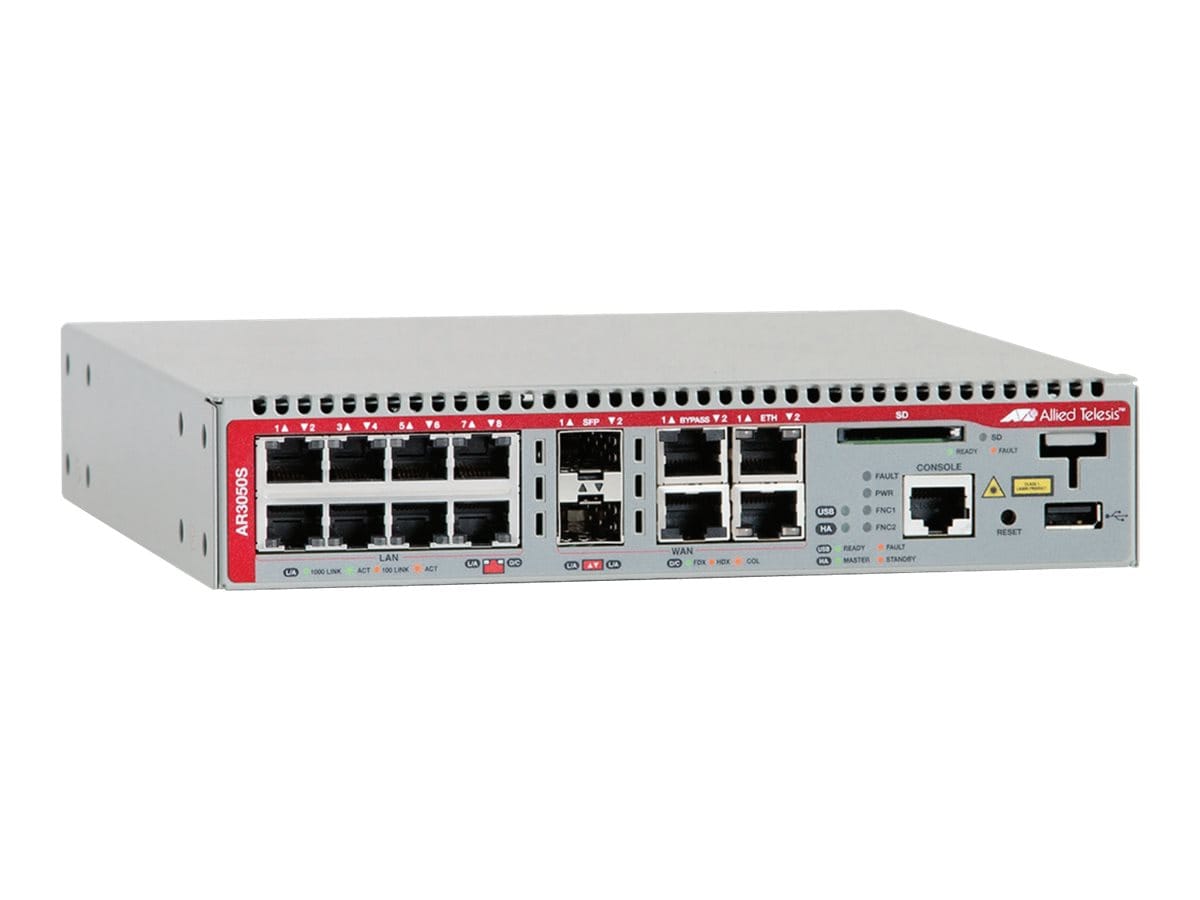 Allied Telesis Next-Gen Firewall VPN Router. (AT-AR3050S-10) Allied Telesis Next-Gen Firewall VPN Router. (AT-AR3050S-10)