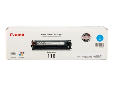 Canon Cyan 116 Toner Cartridge for imageClass MF8050Cn, 1979B001, 10195921, Toner and Imaging Components - OEM