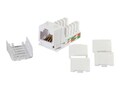C2G Cat6 RJ-45 Keystone Jack, white, 29311, 5185104, Premise Wiring Equipment