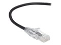 Black Box Slim-Net CAT6A 28AWG 500MHz UTP Snagless Patch Cable, Black, 2ft, C6APC28-BK-02, 34611299, Cables Black Box Slim-Net CAT6A 28AWG 500MHz UTP Snagless Patch Cable, Black, 2ft, C6APC28-BK-02, 34611299, Cables