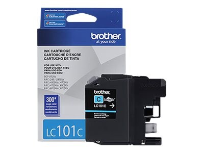 Brother Cyan Innobella Standard Yield Ink Cartridge for MFC-J285DW, MFC-J470DW & MFC-J870DW, LC101C, 15920838, Ink Cartridges & Ink Refill Kits - OEM