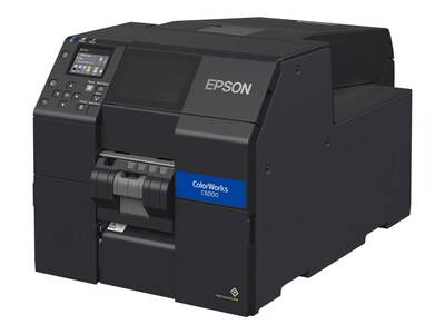 Epson ColorWorks CW-C6000P Color Inkjet Label Printer w  4 Peeler (Matte), C31CH76A9961                  , 41848268, Printers - Label