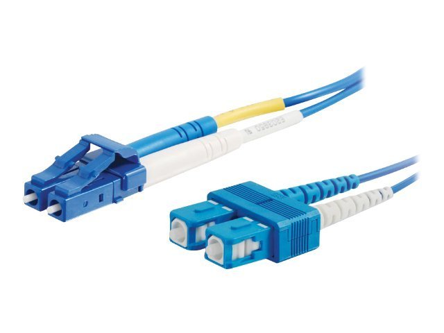 - SC single mode M SC single mode M Patch cable - 3.3 ft blue APC 