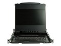 StarTech.com Dual Rail Rackmount Console HD - 1U 17 LCD DVI VGA KVM Server Rack Drawer with Cables, RKCOND17HD, 36550039, KVM Switches