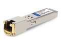 AddOn Dell Compatible 100 1000 10000Base-TX SFP+ Copper 30m RJ-45 Transceiver, TAA, SFP-10GBASE-SR-T-DE-AO        , 42001149, Network Transceivers