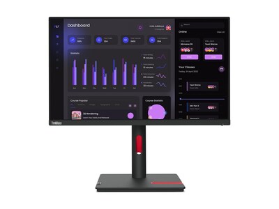 Lenovo 23.8 ThinkVision T24i-30 Full HD LED-LCD Monitor, 63CFMAT1US, 41598803, Monitors