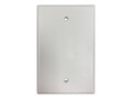 Tripp Lite Safe-IT Blank Wall Plate, Antibacterial, Ivory Matte, TAA, N042AB-000-IVM, 41432732, Premise Wiring Equipment