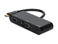 AddOn USB 3.1 (C) Male to HDMI Female, VGA Female, USB 2.0 (A) Female Adapter, Black, USBC2HDMIVGAUSBAUD-AO, 41777625, Adapters & Port Converters AddOn USB 3.1 (C) Male to HDMI Female, VGA Female, USB 2.0 (A) Female Adapter, Black, USBC2HDMIVGAUSBAUD-AO, 41777625, Adapters & Port Converters