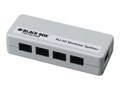 Black Box RJ-45 Modular Splitter, 5-Position, 8 x 8, Unshielded, A Pinning, FM800-R2, 32874853, Adapters & Port Converters