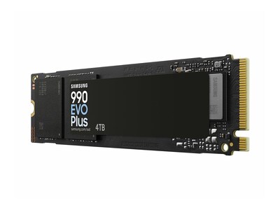 Samsung 4TB 990 EVO Plus PCIe 4.0 x4 5.0 x2 NVMe 2.0 M.2 2280 Internal Solid State Drive, MZ-V9S4T0B/AM                 , 41844280, Solid State Drives - Internal