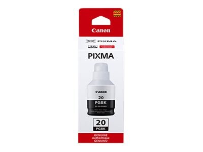 Canon Pigment Black GI-20 Ink Bottle, 3383C001, 37157028, Ink Cartridges & Ink Refill Kits - OEM Canon Pigment Black GI-20 Ink Bottle, 3383C001, 37157028, Ink Cartridges & Ink Refill Kits - OEM