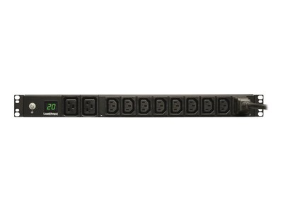 Tripp Lite PDU Metered 200V-240V 20A (8) C13 (2) C19 C20 Horizontal 1U RM, PDUMH20HV, 12882531, Power Distribution Units