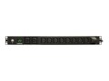 Tripp Lite PDU Metered 200V-240V 20A (8) C13 (2) C19 C20 Horizontal 1U RM, PDUMH20HV, 12882531, Power Distribution Units