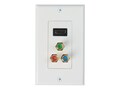 4Xem 1Port Single Outlet HDMI + 3RC , 4XWALLHDMIRCA, 41059986, Premise Wiring Equipment 4Xem 1Port Single Outlet HDMI + 3RC , 4XWALLHDMIRCA, 41059986, Premise Wiring Equipment