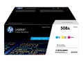 HP 508A (CF360AM) Cyan Magenta Yellow Original LaserJet Toner Cartridges (3-pack) , CF360AM, 41321949, Toner and Imaging Components - OEM