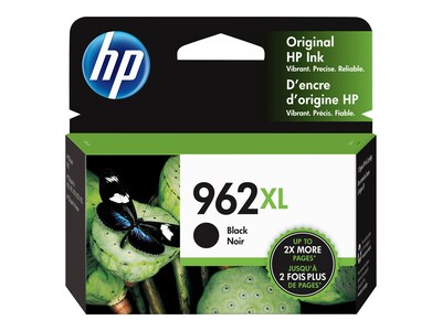 HP 962XL (3JA03AN) High Yield Black Original Ink Cartridge, 3JA03AN#140, 36805636, Ink Cartridges & Ink Refill Kits - OEM