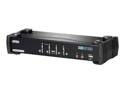 Aten Dual-Link DVI KVMP Switch, 4-Port, CS1784A, 12435001, KVM Switches