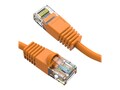Axiom CAT6 550mhz Patch Cable with Clear-Snagless Universal Boots, Orange, 1ft, C6MB-O1-AX, 41075528, Cables