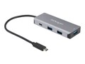 StarTech.com 4 Port USB Type-C 3.1 3.2 Gen 2 10Gbps to 3x USB A & 1x USB-C Hub - Bus Powered, HB31C3A1CB, 37673647, USB & Firewire Hubs