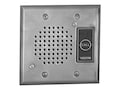 Valcom Flush Mount Doorplate Speaker - Stainless Steel, V-1072A-ST, 16450823, Speakers - Commercial AV