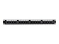 Black Box Cat5e Patch Panel, 24-Port, JPM5E24A, 10531219, Patch Panels