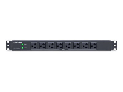 CyberPower Basic PDU 120V 30A 1U RM L5-30P Input 12ft Cord (20) 5-20R Outlets, RoHS, PDU30BT8F8R, 11263762, Power Distribution Units CyberPower Basic PDU 120V 30A 1U RM L5-30P Input 12ft Cord (20) 5-20R Outlets, RoHS, PDU30BT8F8R, 11263762, Power Distribution Units