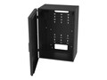 C2G 4RU Vertical Wall Mount Cabinet w  Full Door, 36 Height, VWMFD-4RU-36-B, 35130489, Racks & Cabinets