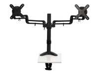 Tripp Lite Dual Full-Motion Flex Arm Desk Clamp for 13 to 27 Displays, Monitors, DDR1327SDFC, 17911169, Stands & Mounts - AV Tripp Lite Dual Full-Motion Flex Arm Desk Clamp for 13 to 27 Displays, Monitors, DDR1327SDFC, 17911169, Stands & Mounts - AV