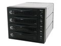 iStarUSA 3X5.25in to 4X3.5in SAS SATA , BPU-340SATA-BPL, 41063133, Hard Drive Enclosures - Multiple