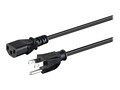 Monoprice POWER CORD BLACK_ 8FT, 35121                         , 41898491, Power Cords