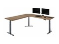 VARIDESK 80x80 L-Shape Electric Standing Desk - Walnut, 402780                        , 41976155, Furniture - Miscellaneous