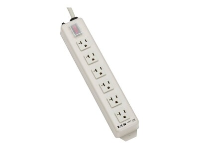 Tripp Lite Power Strip (6) Nema 5-15 20R Outlets, NEMA 5-20P Plug, 20 Amps, 15ft. Cord, TLM615NC20, 7290629, Power Strips