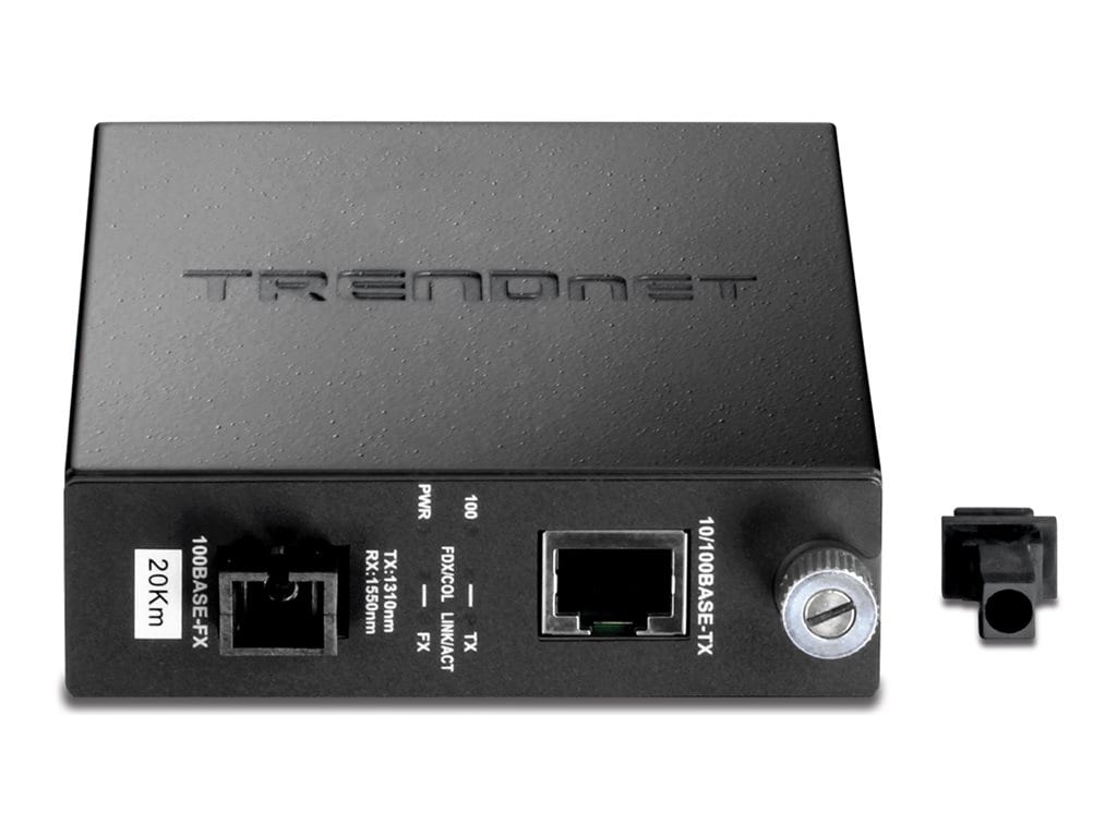 TRENDnet TFC-110S20D3 100base-Tx To 100base-Fx Dual