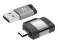 Manhattan 2-PIECE SET USB-C TO USB-A &, 356329                        , 41925427, Monitor & Display Accessories