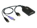 Aten HDMI USB Virtual Media KVM Adapter Cable with Smart Card Support, KA7168, 16395561, Adapters & Port Converters