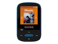 SanDisk 8GB Clip Sport MP3 Portable Audio Player - Blue, SDMX24-008G-A46B, 16738106, Digital Media Players