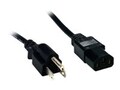 Comprehensive PC Power Cord Standard Series, Black, 1ft, PWC-BK-3, 14774365, Power Cords