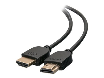 C2G Ultra Flexible High Speed HDMI Cable with Low Profile Connectors, Black, 1ft, 41361, 17691590, Cables
