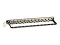 Black Box CAT6A Shielded Feed-Through Patch Panel, 24-Port, 1U, C6AFP70S-24, 33005377, Patch Panels Black Box CAT6A Shielded Feed-Through Patch Panel, 24-Port, 1U, C6AFP70S-24, 33005377, Patch Panels