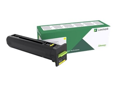 Lexmark Yellow Return Program Toner Cartridge for CS820, CX820, CX825 & CX860 Series, 72K10Y0, 31439657, Toner and Imaging Components - OEM