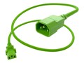 UNC Power Cable C13-C14 250V 10A SVT, Green, 8ft, PWRC13C1408FGRN, 13378512, Power Cords