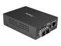 StarTech.com Multimode SC Fiber Ethernet Media Converter Gigabit (10 100 1000) Fiber to Copper 550m, MCMGBSCMM055, 35160506, Network Transceivers