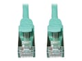 Tripp Lite Cat6a 10G Snagless Molded Slim UTP PoE Ethernet Cable, Aqua, 7ft, N262-S07-AQ, 41526473, Cables Tripp Lite Cat6a 10G Snagless Molded Slim UTP PoE Ethernet Cable, Aqua, 7ft, N262-S07-AQ, 41526473, Cables