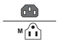 Extreme Networks Power Cord NA 10A NEMA 5-15P Input Plug IEC-320 C13 Output 110V, 10061, 10677200, Power Cords