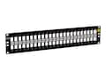 Kendall Howard Patch Panel, Welded, Keystone, 2U, 48 Port, 1905-2-102-48 , 41980995, Rack Mount Accessories Kendall Howard Patch Panel, Welded, Keystone, 2U, 48 Port, 1905-2-102-48 , 41980995, Rack Mount Accessories
