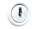 Middle Atlantic Products ACC-LOCK1-WHT Image 1 from Left-angle