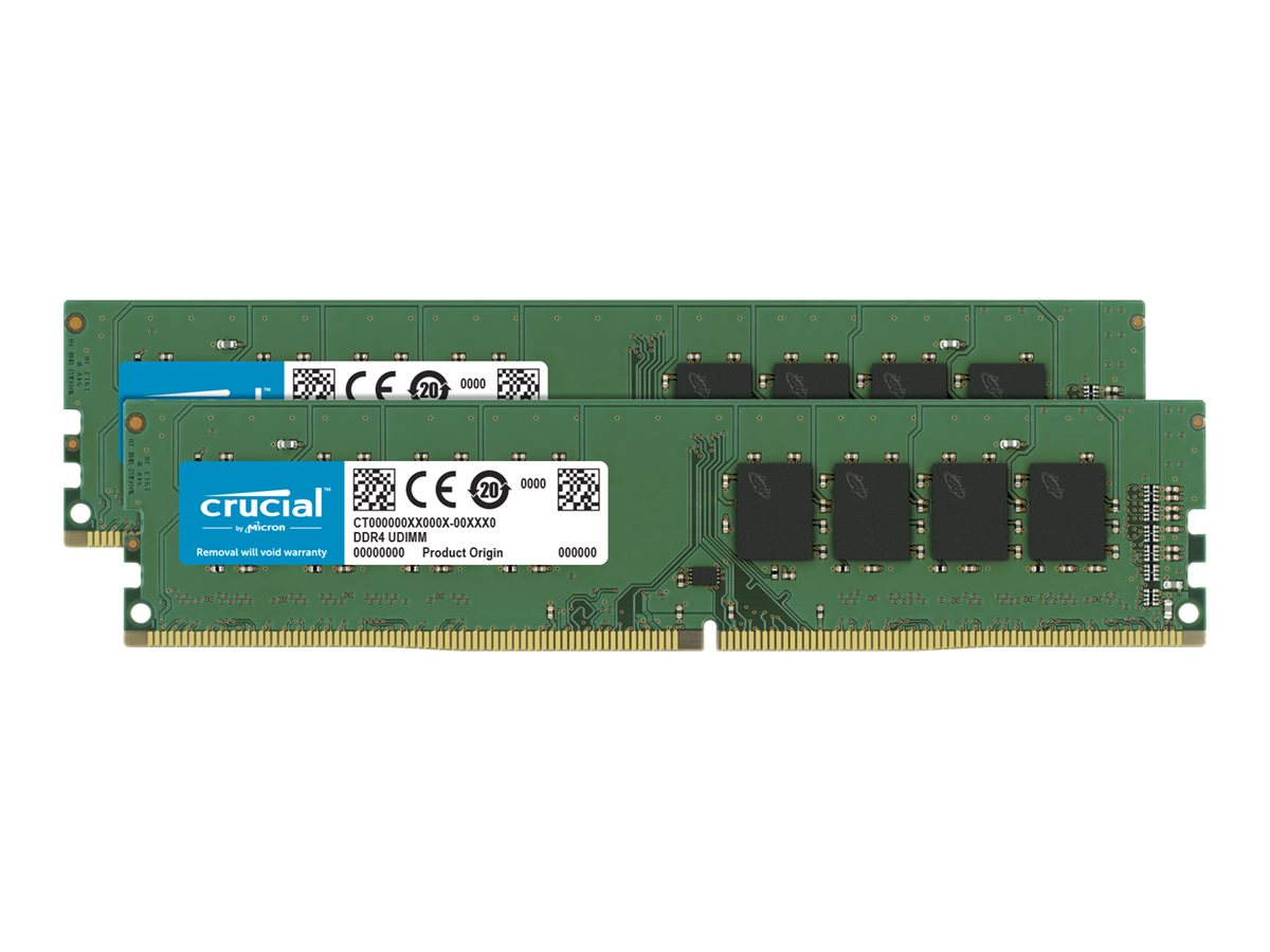 Crucial 32GB PC4-25600 288-pin DDR4 SDRAM UDIMM Kit