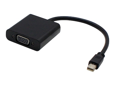 AddOn Mini-Displayport to VGA M F Black Adapter Cable, MDP2VGAB, 16370719, Cables AddOn Mini-Displayport to VGA M F Black Adapter Cable, MDP2VGAB, 16370719, Cables